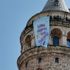 Galata Kulesi’nde İstanbul Sözleşmesi pankartı