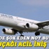 THY uçağı acil iniş yapıyor! THY uçağı acil iniş yapıyor!