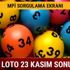Süper Loto sonuçları MPİ 23 Kasım Süper Loto çekilişi sorgula