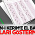 Kur'an-ı Kerim'e el bastırıp soruları göstermişler Kur'an-ı Kerim'e el bastırıp soruları göstermişler
