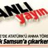 Başkan Erdoğan Beştepe’de düzenlenen Atatürk’ü anma töreninde konuşuyor!