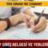 YDS sınavı ne zaman soruları nasıl 2018 2019 YDS ne zaman sınav giriş yerleri ve belgesi sorgula