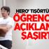 Hero' tişörtü giyen öğrencinin açıklaması şaşırttı