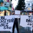 Alkol yasağına karşı çarşaflı eylem