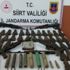 PKK'lı teröristlere ait tespit edilen 3 depoda silah ve mühimmatlar ele geçirildi