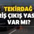 Tekirdağ son dakika giriş çıkış yasağı var mı? Tekirdağ'a kimler girebilir? Tekirdağ Valiliği yeni yasak açıklaması