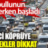 ﻿Birinci köprüye girecekler dikkat! İstanbul'da sabah saatlerinde trafik çilesi