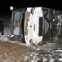 Yolcu otobüsü devrildi! Çok sayıda yaralı var