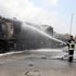 TIR, LPG yüklü tankere çarptı 1 kişi yaranarak can verdi