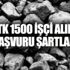 TTK işçi alımı başvuru şartları neler? TTK işçi alımı başvuru şartları neler?