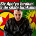 PKK'nın silah bırakma şartı: Apo'yu özgür bırakın