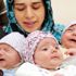 Üçüzlerin mama ve bezine asgari ücret yetmiyor Üçüzlerin mama ve bezine asgari ücret yetmiyor
