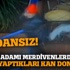 Vicdansız hırsız engelli adamı merdivenlerden itti