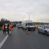 TEM Otoyolu Ankara istikametinde trafik kazası TEM Otoyolu Ankara istikametinde trafik kazası