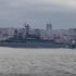 İki Rus savaş gemisi İstanbul Boğazı'ndan geçti İki Rus savaş gemisi İstanbul Boğazı'ndan geçti