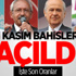 1 Kasım Bahisleri Açıldı! İşte Son Oranlar