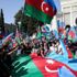 Türkiye'deki Azerbaycanlılar'dan ülkelerine destek
