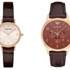 Çiftlere özel kızıl kahve saat koleksiyonu