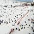 Erciyes'te denetimler artırıldı, pistler turistlere kaldı Erciyes'te denetimler artırıldı, pistler turistlere kaldı