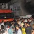 Cizre'de bodrum katta yangın