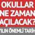Okullar ne zaman açılacak? 2018 Yaz tatili ne zaman bitecek? 2018-2019 eğitim yılı ne zaman başlıyor?