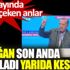 ﻿Erdoğan son anda hatırladı yarıda kesti. Canlı yayında dikkat çeken anlar