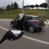 İstanbul da motosikletlilerin ölümden döndüğü "makas" ...