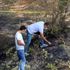 Ormanlık alanda yanmış ceset bulundu