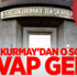 Genelkurmay'dan O Soruya Cevap Geldi Genelkurmay'dan O Soruya Cevap Geldi