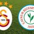 Galatasaray-Rizespor karşı karşıya; işte 11'ler