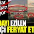 ﻿Buğdayı ezilen çiftçi feryat etti. Akın akın geliyorlar
