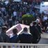 Üst geçitte intihar girişimini polis engelledi Üst geçitte intihar girişimini polis engelledi