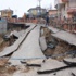 Başkentte yol çöktü