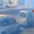 Roketatarlı saldırı güvenlik kamerasında