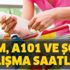 BİM, A101, ŞOK saat kaçta kapanıyor, kaçta açılıyor? İşte A101, BİM çalışma açılış kapanış saatleri
