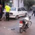 Adıyaman'da, otomobil ile çarpışan motosikletteki 2 kişi yaralandı