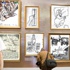 Orhan Pamuk resimleriyle İstanbul Bienali'nde...