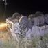 Irak'ta AFAD yardımlarını taşıyan TIR devrildi