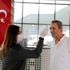 Mezitli Belediyesine girişlerde ateş ölçerli tedbir
