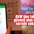 Hayat Eve Sığar uygulamasından 'Güvenli Alan' özelliği Hayat Eve Sığar uygulamasından 'Güvenli Alan' özelliği