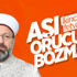 Ali Erbaş, koronavirüs aşısının orucu bozmayacağını açıkladı Ali Erbaş, koronavirüs aşısının orucu bozmayacağını açıkladı