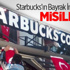 Starbucks'a Türk Bayrağı Astılar! Starbucks'a Türk Bayrağı Astılar!