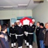 Şehit polis, sağanak yağmurla uğurlandı