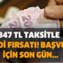 Milyonlarca kişi için güzel haber! 347 TL taksitle kredi fırsatı! Başvuru için son gün... Milyonlarca kişi için güzel haber! 347 TL taksitle kredi fırsatı! Başvuru için son gün...