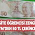50 lirayla servete kondu! Cüzdanınızdaki paraları kontrol edin! ATM'ye gitti 50 TL çekti zengin oldu!