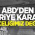 ABD'den Suriye kararı: Önceliğimiz değişti ABD'den Suriye kararı: Önceliğimiz değişti